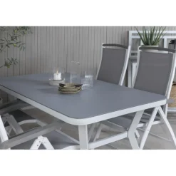 Virya Loungesæt - Havemøbelsæt - Grå,Hvid