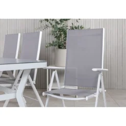 Virya Spisestuesæt - Grå,Hvid