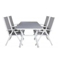 Virya t Loungesæt - Havemøbelsæt - Grå,Hvid