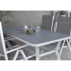 Virya t Loungesæt - Havemøbelsæt - Grå,Hvid