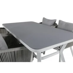 Virya t Loungesæt - Havemøbelsæt - Grå,Hvid