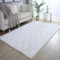 Vision Kortluvet tæppe Skandinavisk - Rosa