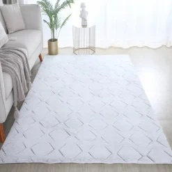 Vision Kortluvet tæppe Skandinavisk - Beige