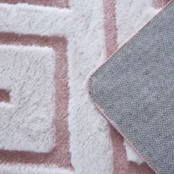 Vision Kortluvet Tæppeløber Skandinavisk - Rosa