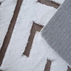 Vision Kortluvet Tæppeløber Skandinavisk - Beige