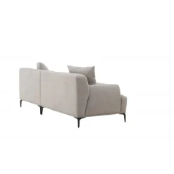 Viskan 3 personers Sofa - Sort og Lysegrå