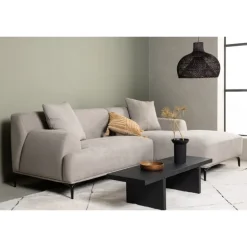 Viskan 3 personers Sofa - Sort og Lysegrå