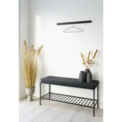 Vita Knagerække - Knagerække i sort m. 5 kroge