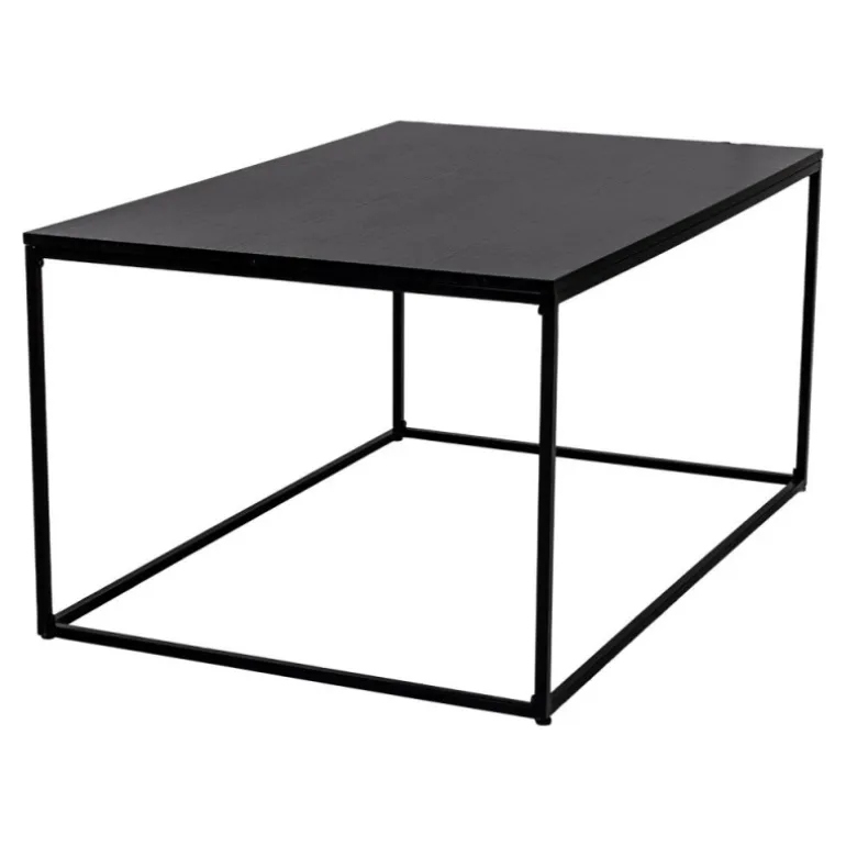 Vita Sofabord Sort 90 x 60 cm