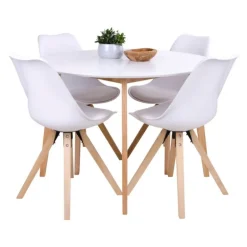 Vojens Spisebord Hvid