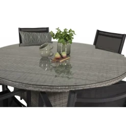 Volta Rundt Loungesæt - Havemøbelsæt - Sort,Grå