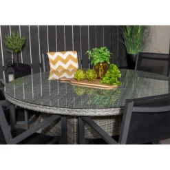 Volta Rundt Loungesæt - Havemøbelsæt - Sort,Grå