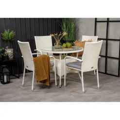 Volta Rundt Loungesæt - Havemøbelsæt - Hvid