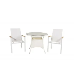 Volta Rundt Loungesæt - Havemøbelsæt - Natur,Hvid