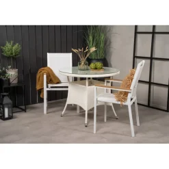 Volta Rundt Loungesæt - Havemøbelsæt - Natur,Hvid