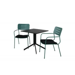 Way t Loungesæt - Havemøbelsæt - Sort,Grøn