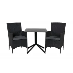 Way t Loungesæt - Havemøbelsæt - Sort,Grå