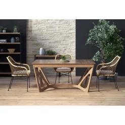 WENANTY amerikansk spisebord 160cm kan udvides til 240 cm - Valnød