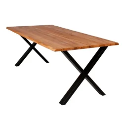 Westwood plankebord 180x95 - Naturolieret egetræ/Sort