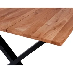 Westwood plankebord 180x95 - Naturolieret egetræ/Sort