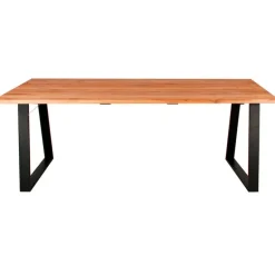 Westwood plankebord 180x95 - Naturolieret egetræ/Sort