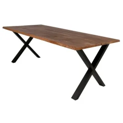 Westwood plankebord 240x95 - Røgolieret egetræ/Sort