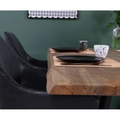 Westwood plankebord 240x95 - Røgolieret egetræ/Sort