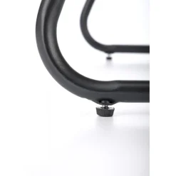 WHISPER lounge stol, Sort/Naturlig