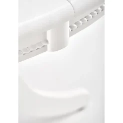 WILLIAM Spisebord 90cm kan udvides til 124cm - Hvid Massivt Træ