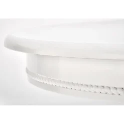 WILLIAM Spisebord 90cm kan udvides til 124cm - Hvid Massivt Træ