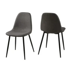 Wilma spisebordsstol - Grå/Sort