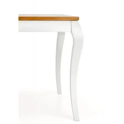 WINDSOR Spisebordmedudtræk, - Mørk Eg/Hvid