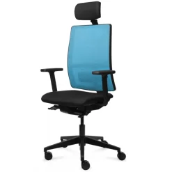 Work høj kontorstol med nakkestøtte