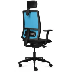 Work høj kontorstol med nakkestøtte