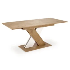 XARELTO Spisebord med udtræk, lancelot eg / Hvid