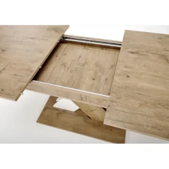 XARELTO Spisebord med udtræk, lancelot eg / Hvid