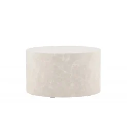 York Sofabord Ø80cm - Beige