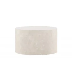 York Sofabord Ø80cm - Beige