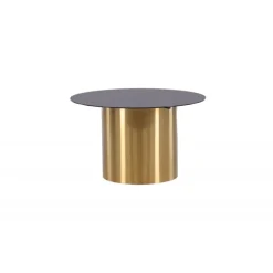 Ystad Bord - Sort og Brushed Messing