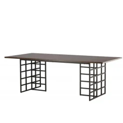 Ystad Spisebord - Sort og mocca