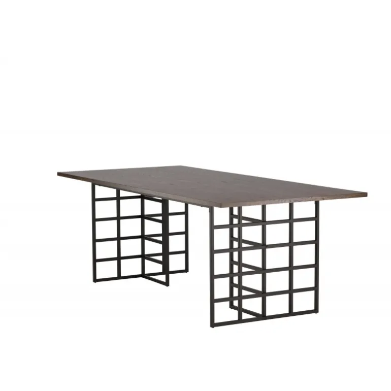 Ystad Spisebord - Sort og mocca