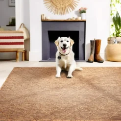 Zagora Udendørs tæppe Rhombus - Kobber