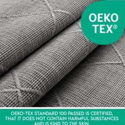 Zagora Udendørs Tæppeløber Rhombus - Grå