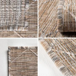 Zagora Udendørs Tæppeløber Rhombus - Beige