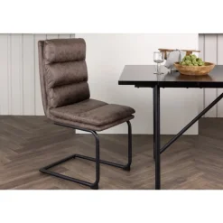 Zizo Spisebordsstol - Sort og Brun