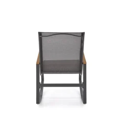 ZLATAN havestol, - d.MørkeGrå / l.lyseGrå