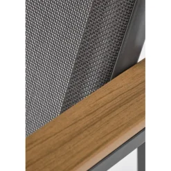 ZLATAN havestol, - d.MørkeGrå / l.lyseGrå