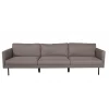 Zoom 3 personers Sofa - Sort og Brun