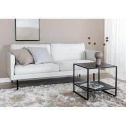 Zoom 2 personers Sofa - Sort og Hvid