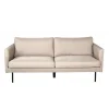 Zoom 2 personers Sofa - Sort og Brun